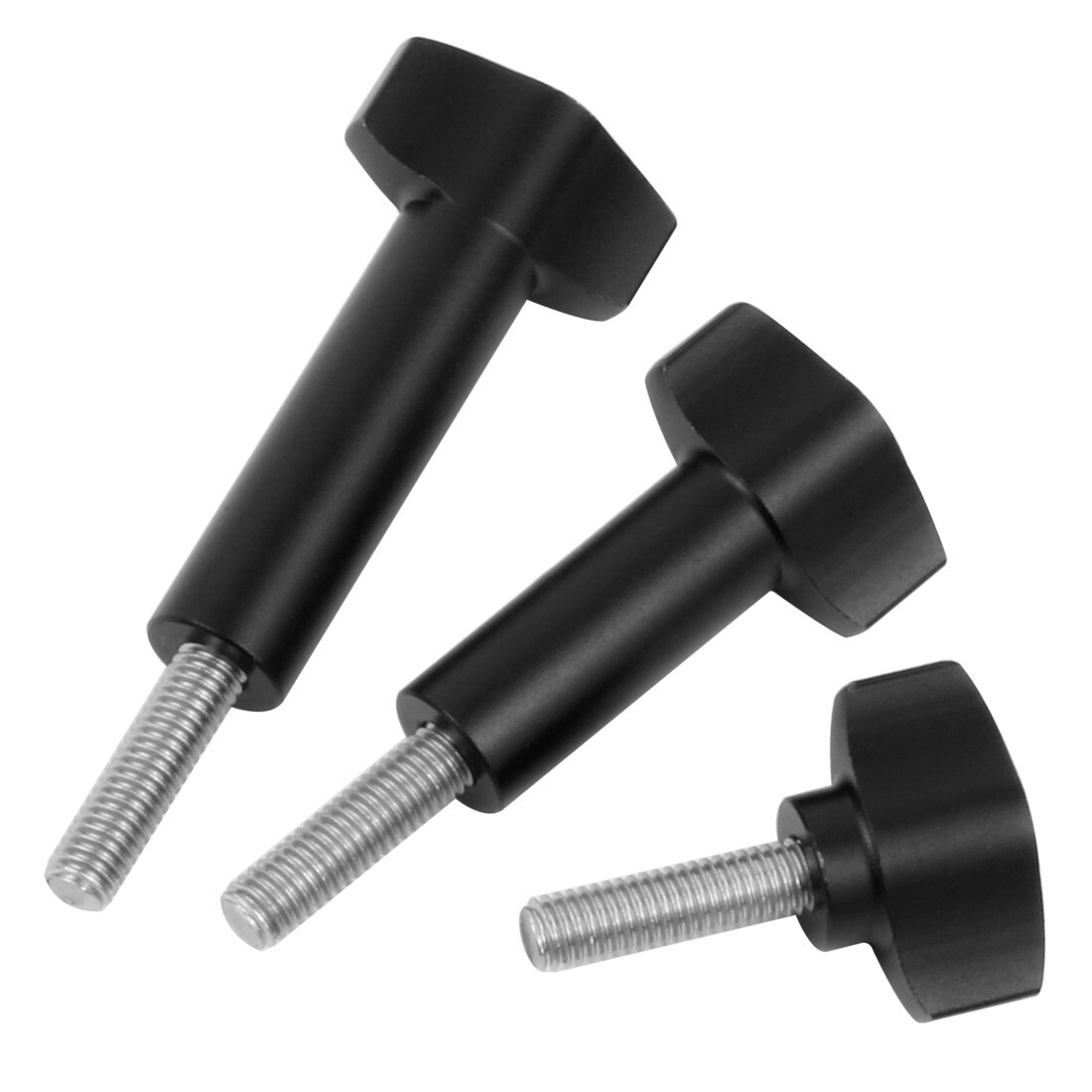 M5 x 18mm Hand Knob Screw Stainless Steel Bolt Metal T Head Hand Tighten Clamping Manual Handle Screw for Gopro 9 8 (Pack of 3): 3in1 S M L Screws