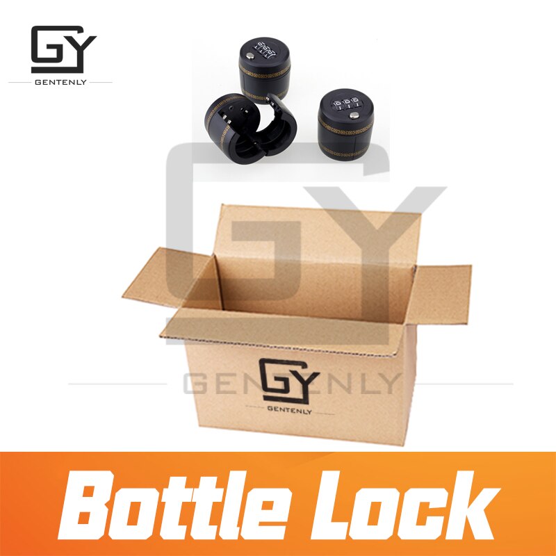 Escape game lock Bottle Lock Box chest coded puzzle escapement time prop exit game accessories 3-digit password real life room