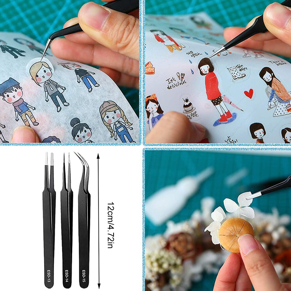 22pcs/Set Craft Weeding Tools Vinyl Tool Kit for Cutting Carving DIY Work Crafts Relief Carving Art Dried Flower Tools Set