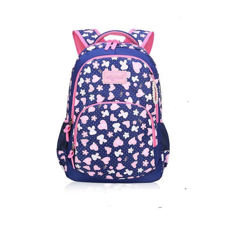 School Bags Children Backpacks For Teenagers Girls Lightweight Waterproof Primary School Bags Child Orthopedics Schoolbags Boys: Navy small
