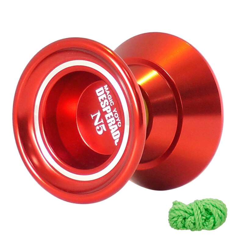 Magicyoyo  n5 yoyo professional yo-yo ball aluminium alloy metal yoyo kk bearing with strings christmas: Default Title
