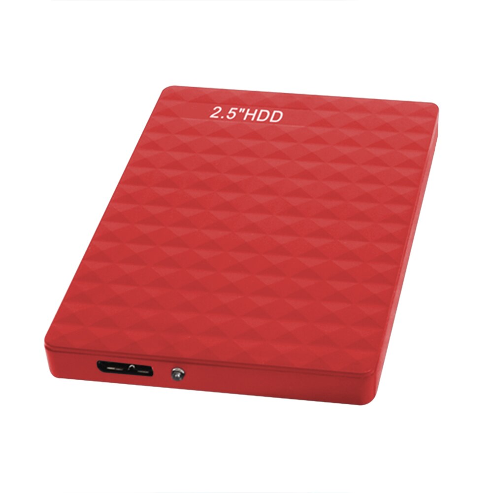2.5 inch matte laptop pc hdd ssd behuizing 8tb 6 gbps usb 3.0 micro b externe behuizing ondersteuning swap compatibel met windows 98: Rood