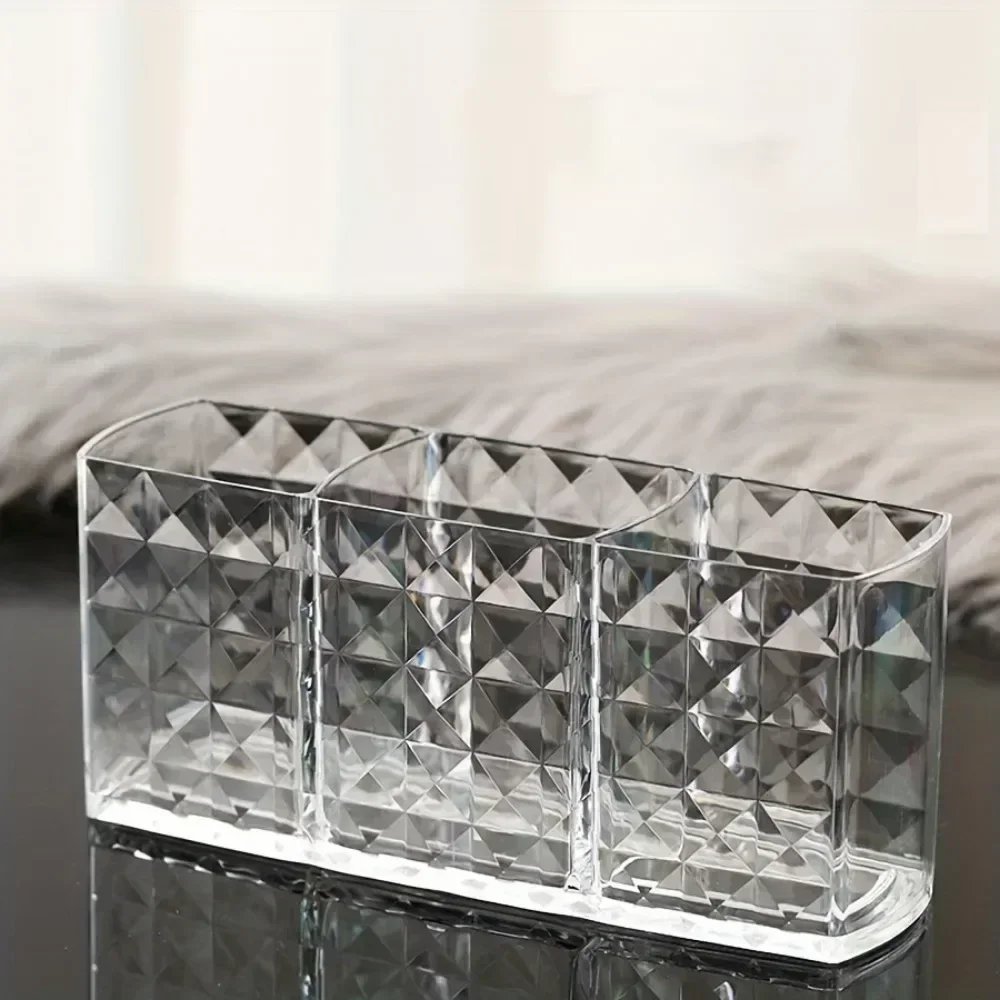 Helder acryl make-upborstelhouder Bureau Cosmetische organisator Lippenstift Opbergdoos Nagellak Display Stand Rack Sieradendoos: Default Title