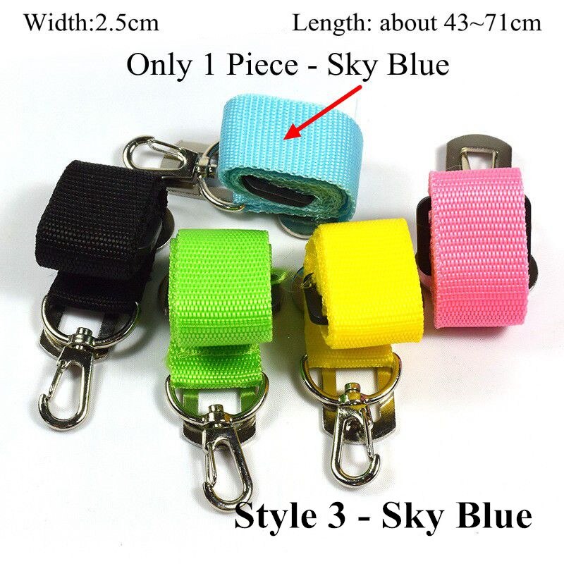 Verstelbare Nylon Pet Hond Autogordel Kat Puppy Lood Kleine Medium Honden Voertuig Leven Veiligheid Riem voor Teddy Yokie: 1pc style 3 sky blue