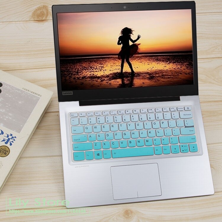 laptop Keyboard Cover Skin for Lenovo Ideapad 340s-14iwl 340s C340-14iwl C340 c340-14api c340-14iml S340-14iwl 14api 14 inch: fademint