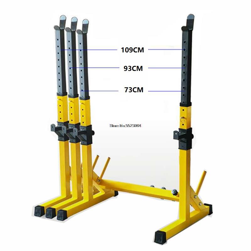 200KG Barbell Rack Stand - Multifunctional Adjustable Squat Rack, Heavy-Duty Dumbbell Rack,Home Gym Equipment Max Load 550lbs