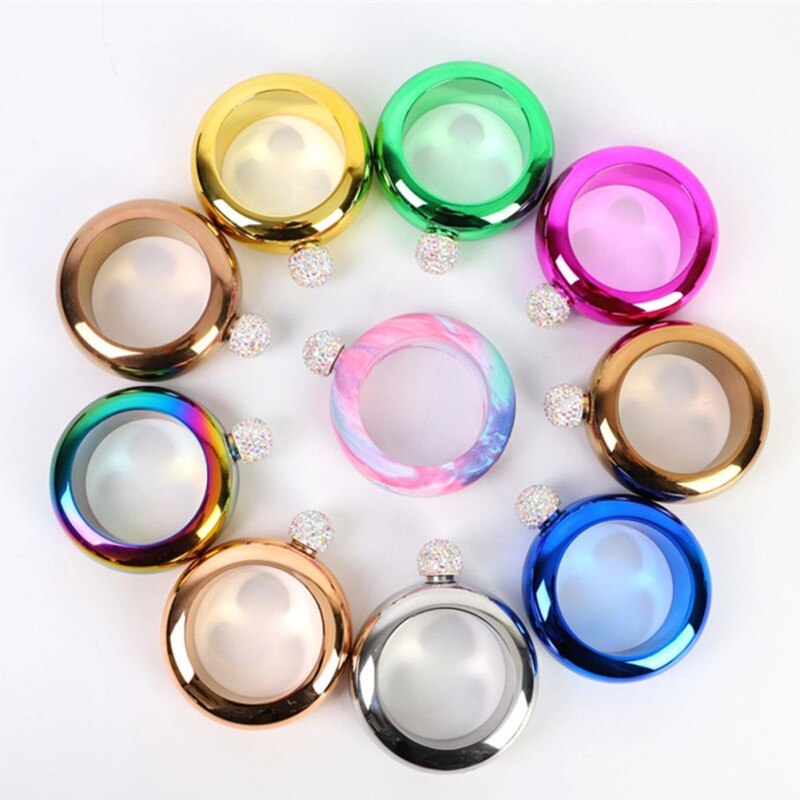 1 PIÈCES En Acier Inoxydable Bracelet Flacons Portable Vin Whisky Pot Pichet Bouteille Cuisine Vin Poche Conteneur