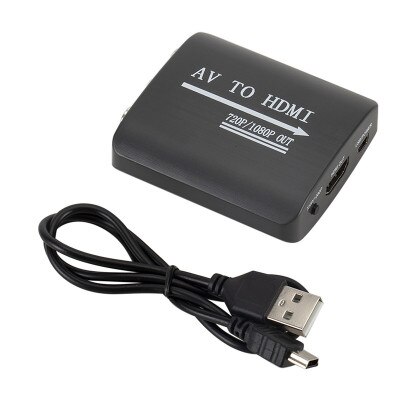 Original AV to HDMI Converter AV to HDMI HD Converter supports 1080P adapter cable