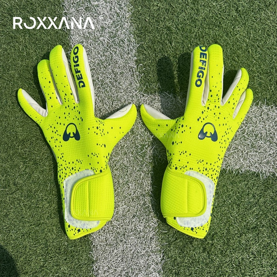 Professionelle Torwarthandschuhe, rutschfeste Latex-Fußballhandschuhe, für Männer, Frauen, Jugendliche, freundlicher, schützendes Spieltraining, Fußballausrügestochen