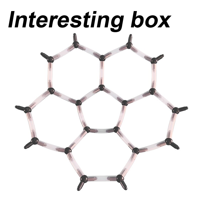 Carbon 60 molecular structure model fullerene technology small production small invention diy handmade material package