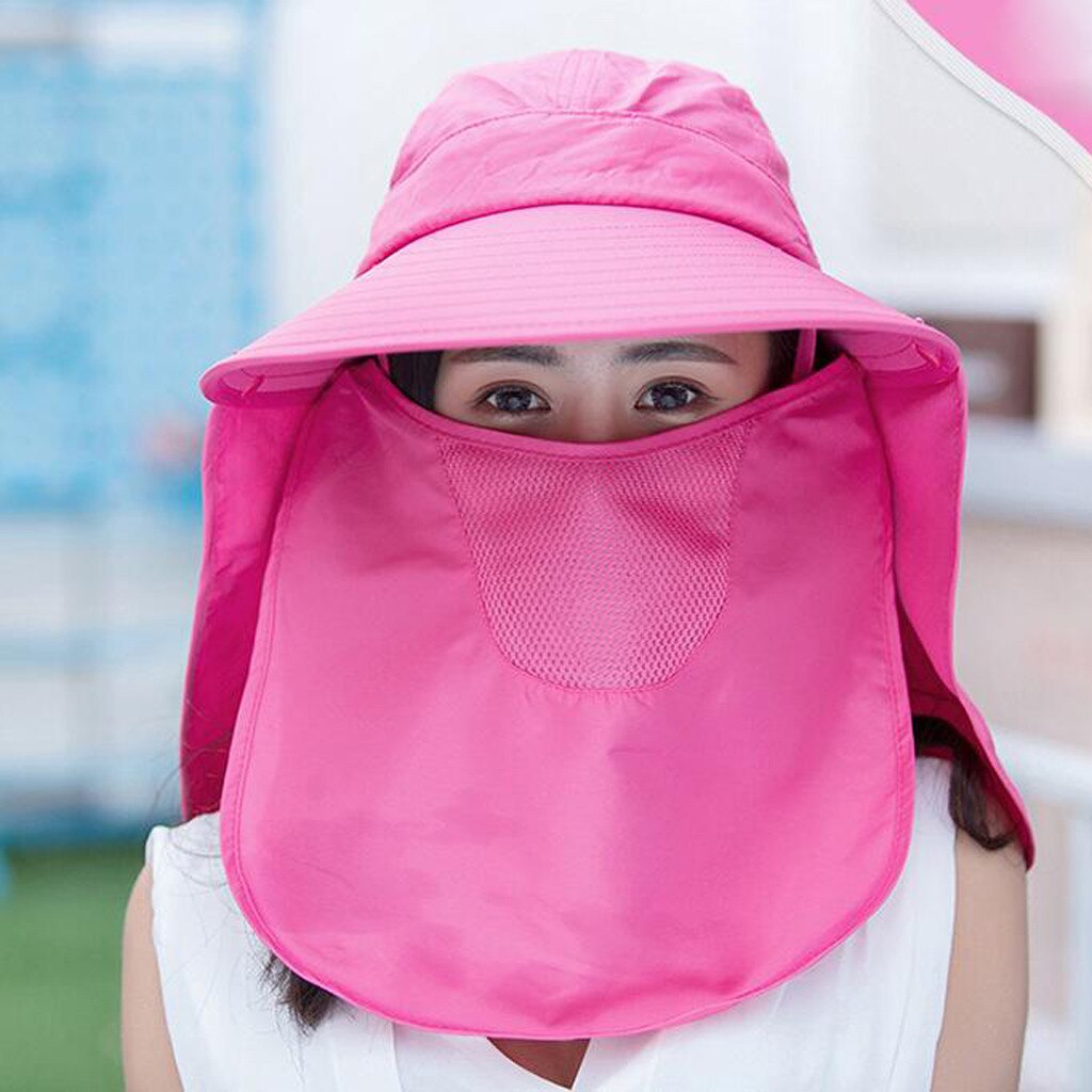 Unisex zonnehoed uv-bescherming gezicht nek flap zonnekap gezicht man zonnekap zomerhoed werk casual hoed zomer