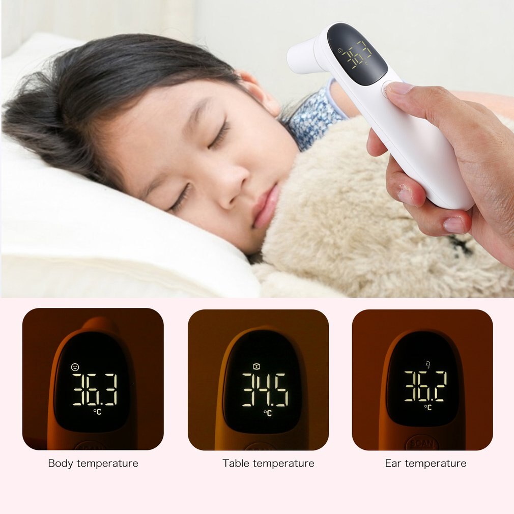 Non-contact Infrared Thermometer Ear And Forehead Object Temperature Three Mode Switching Thermometer