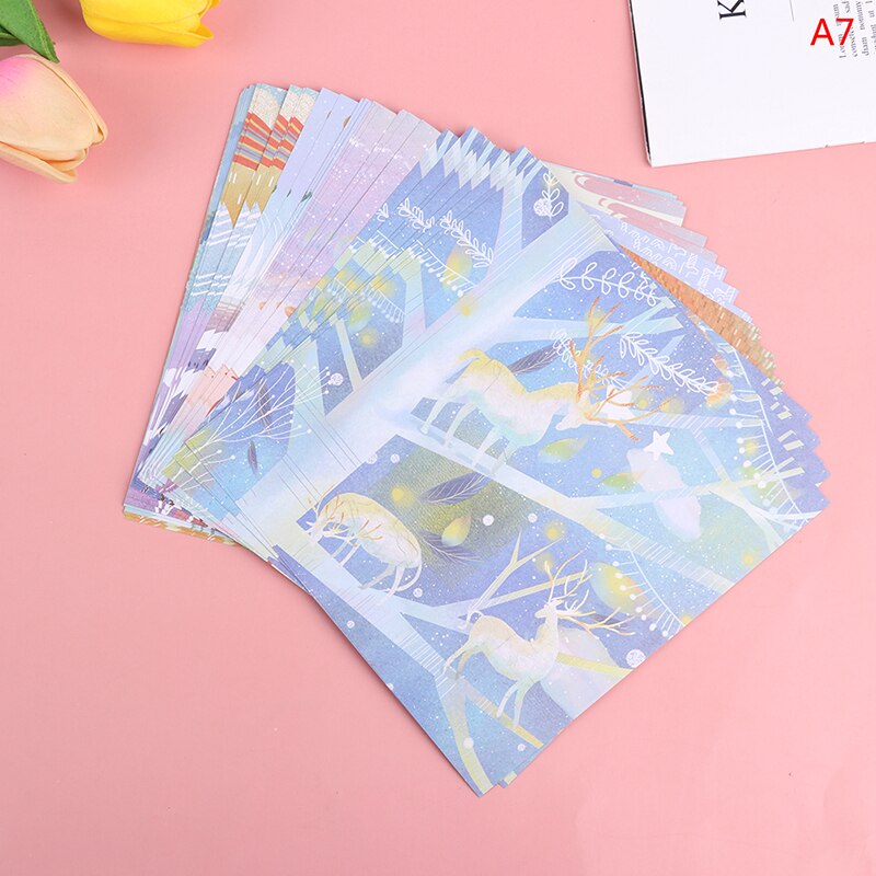 50pcs 15cm Square Origami Paper Double Side Floral Folding Sakura Craft Papers Kids Handmade DIY Scrapbooking Craft Decoration: LZHG161-A7