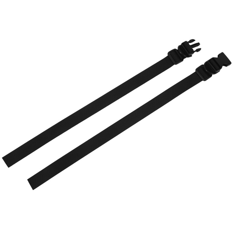 2 Pieces Backpack Chest Strap Adjustable Backpack Sternum Strap Chest Belt with Buckle for Hiking and Jogging, Black