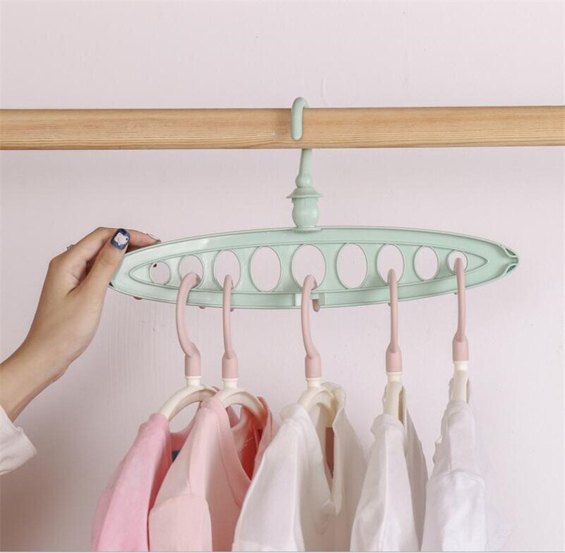 Multifunction Clothes Hanger Clothes Drying Rack Plastic Clothes Hangers Home Storage Hangers