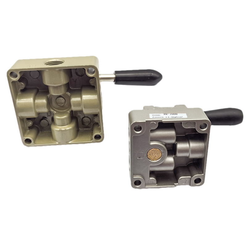 Manuel ventil/manuel kontakt/manuel retningsventil/manuel styringsluftventil hv -02 hv-03 hv-04 trevejs firevejsventil