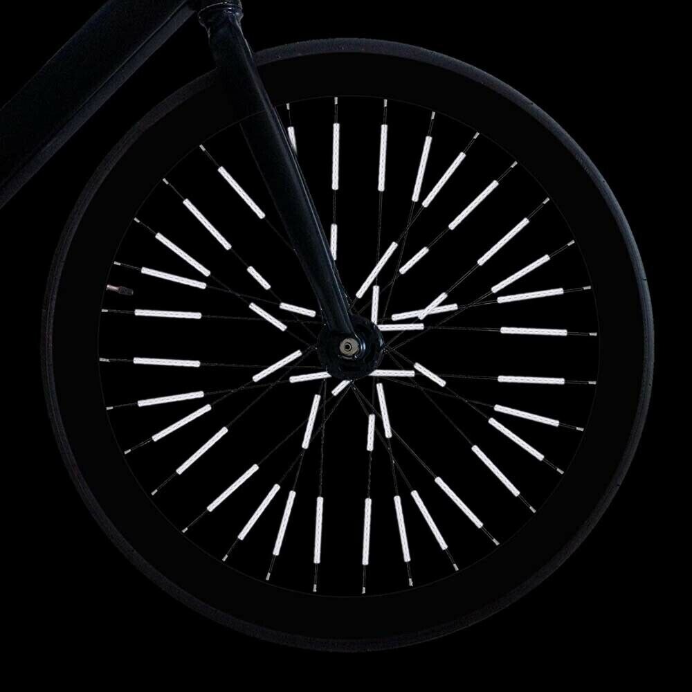 72Pcs Fiets Spoke Reflectoren Hoge Intensiteit Reflectie Extra Licht Voor Weg Mountainbike Veilig Rijden &#39;S Nachts