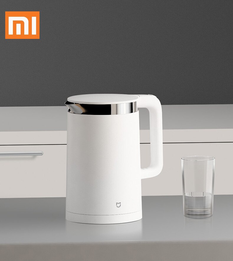 Xiaomi MIjia-Hervidor eléctrico inteligente con Control de temperatura constante, tetera de aislamiento térmico para el hogar, 1,5 l, con aplicación móvil
