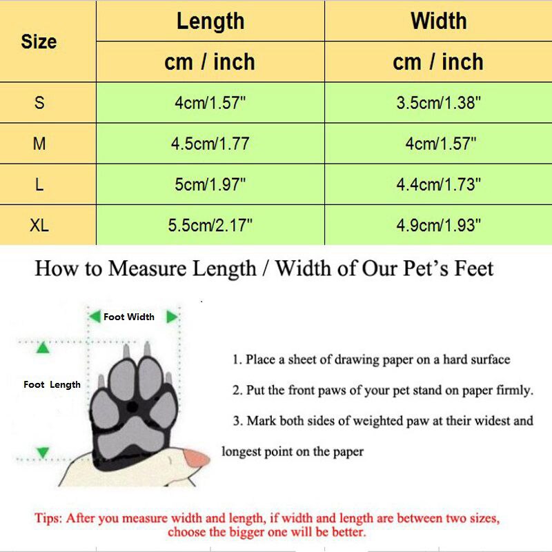 Chaussures réfléchissantes pour chiens et chats, bottes de protection des pattes pour animaux de compagnie, antidérapantes, respirantes et imperméables, 4 tailles