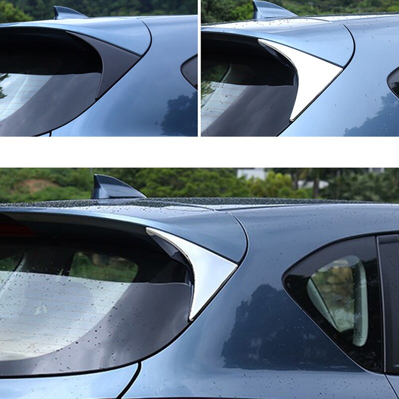 Mazda cx -5 cx5 kromi takalasin spoileri sivusiipi kolmikulmainen kansi koristelista koristelu deco