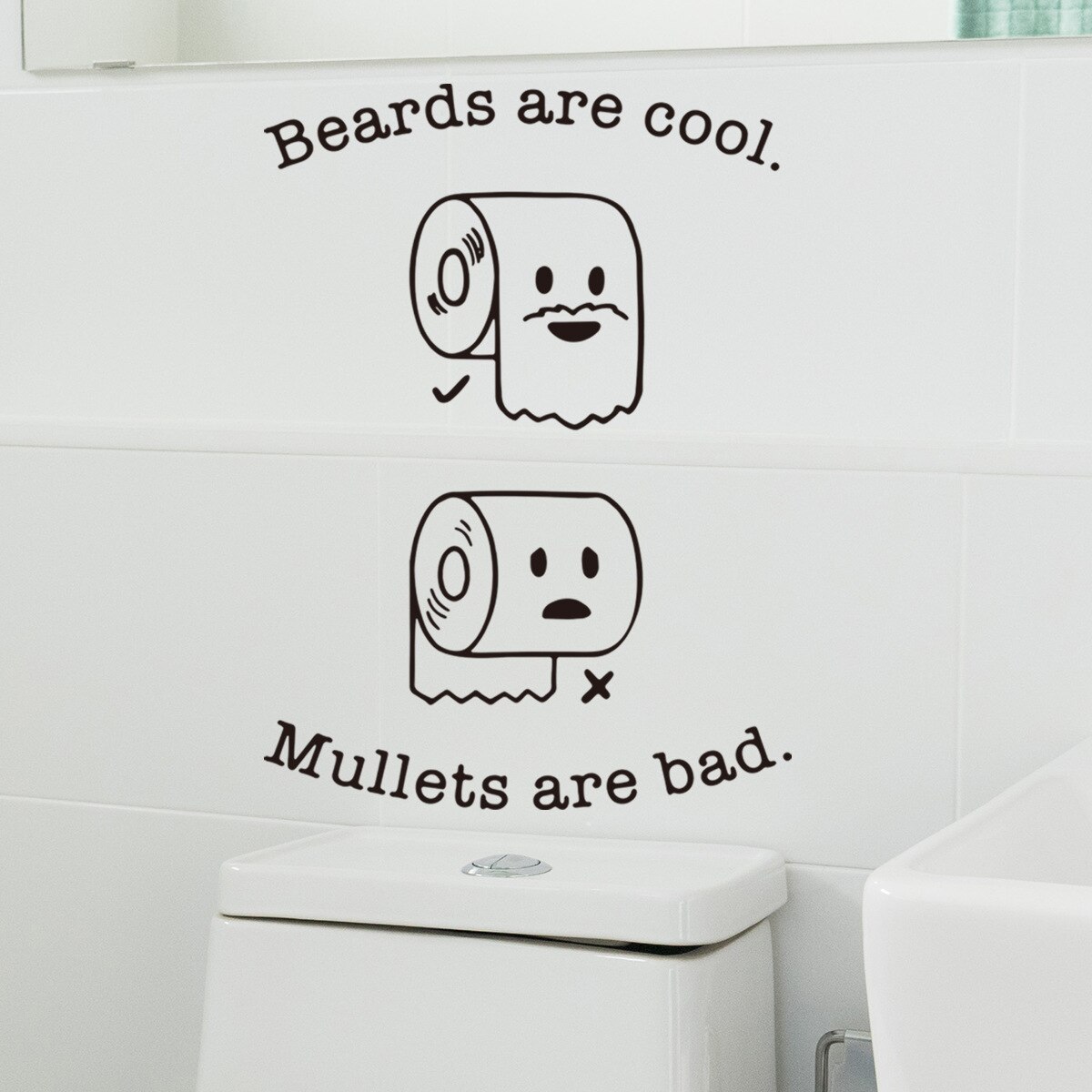 Badkamer Muurstickers Grappige Kat Patroon Waterdicht Cartoon Diy Grappig Wc Vinyl Muurstickers Voor Home Decoratie