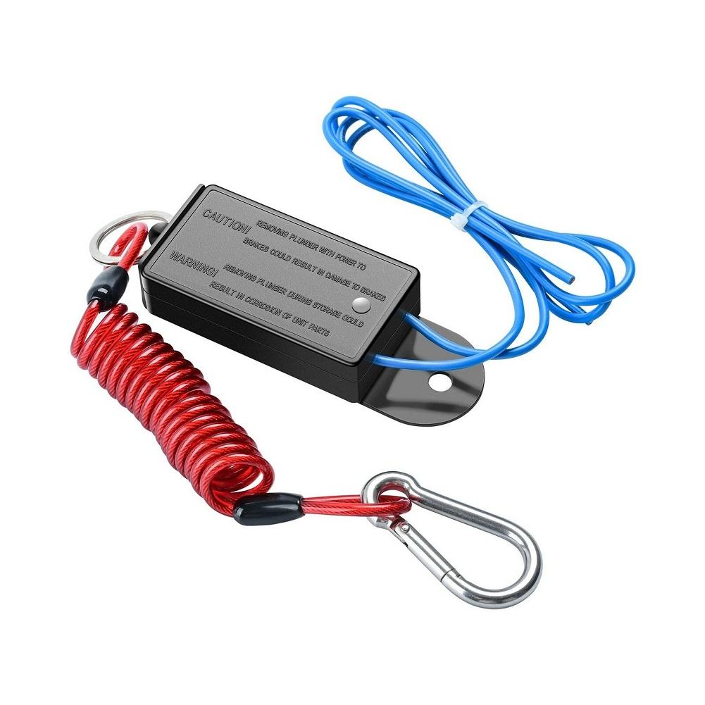 Trailer Electromagnetic Brake Controller Emergency Breakaway Switch For Rv Towing Trailer: Default Title