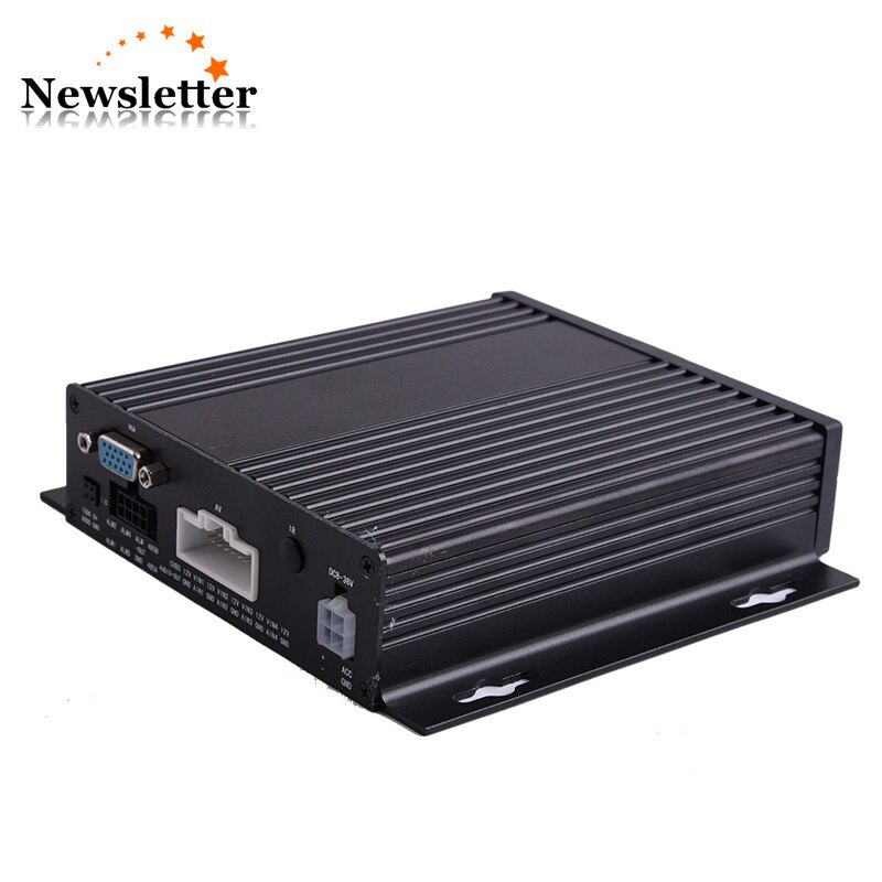 factory price 4 channel video recorder SD Card basic dvr for car bus truck taxi English Russian menu