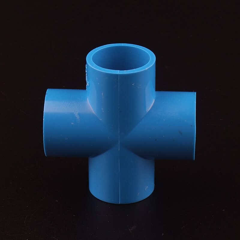 15 stuks 25mm kruis pvc-fittingen 4 -weg connector kunststof buisverbinding buismof slip voor watertoevoer irrigatie circulatie