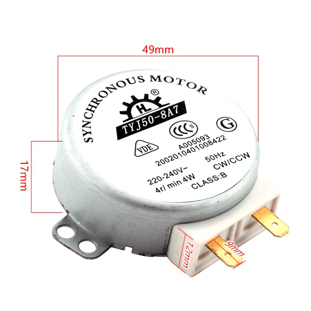 TYJ50-8A7 Magnetron Synchrone Draaitafel Motor Magnetron Accessoires