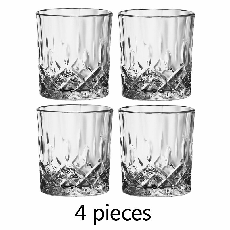 1 stk whisky vinglass blyfritt høykapasitets ølglass vin kopp bar hotell drikkevarer merkevare vaso copos øl steins: 4 stk