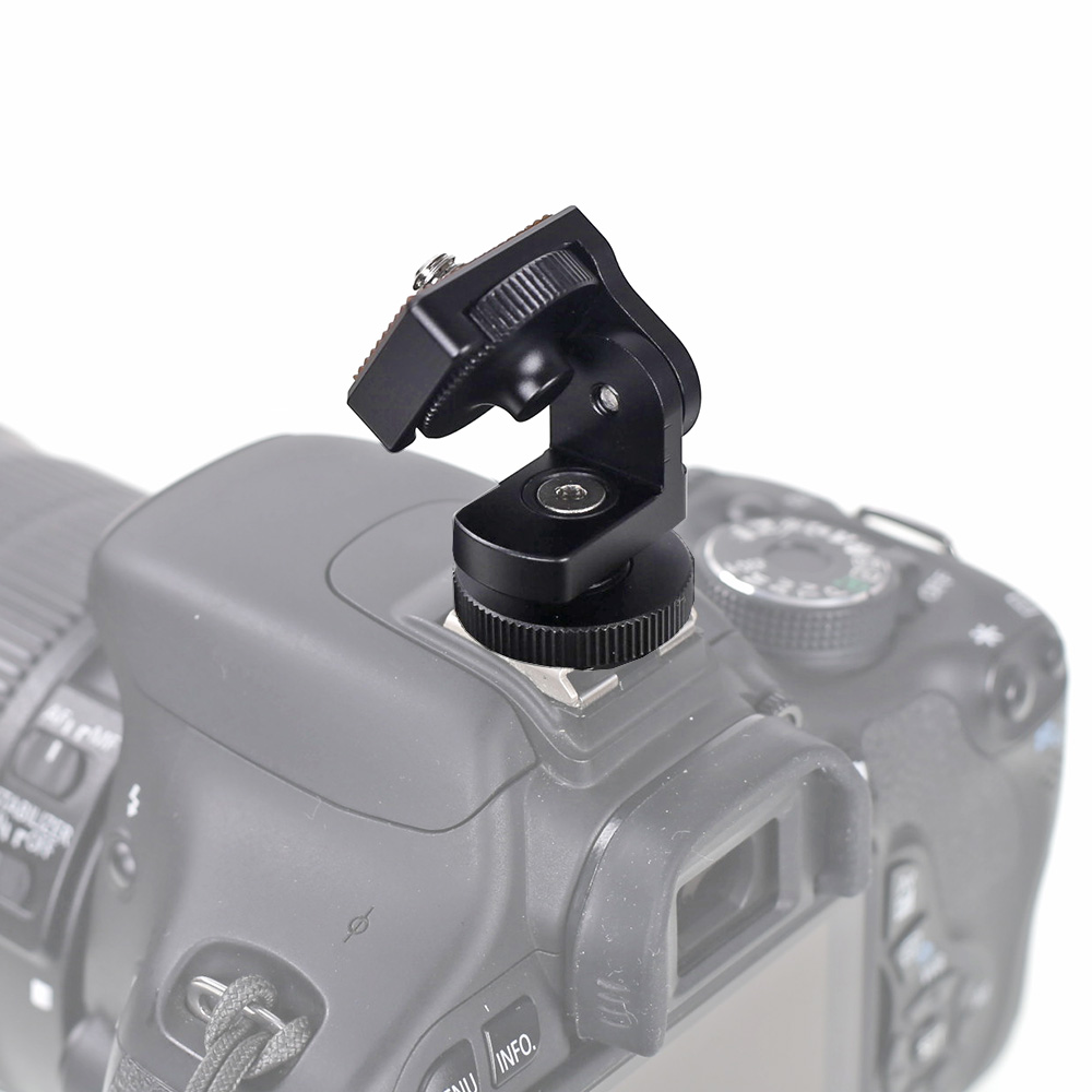 HB-1 mini caldo scarpa Regolabile montare Basamento della Staffa Supporto Del Supporto tenere sotto controllo Della Macchina Fotografica 1/4 ''vite per il video tenere sotto controllo Della Macchina Fotografica luce di riempimento veloce