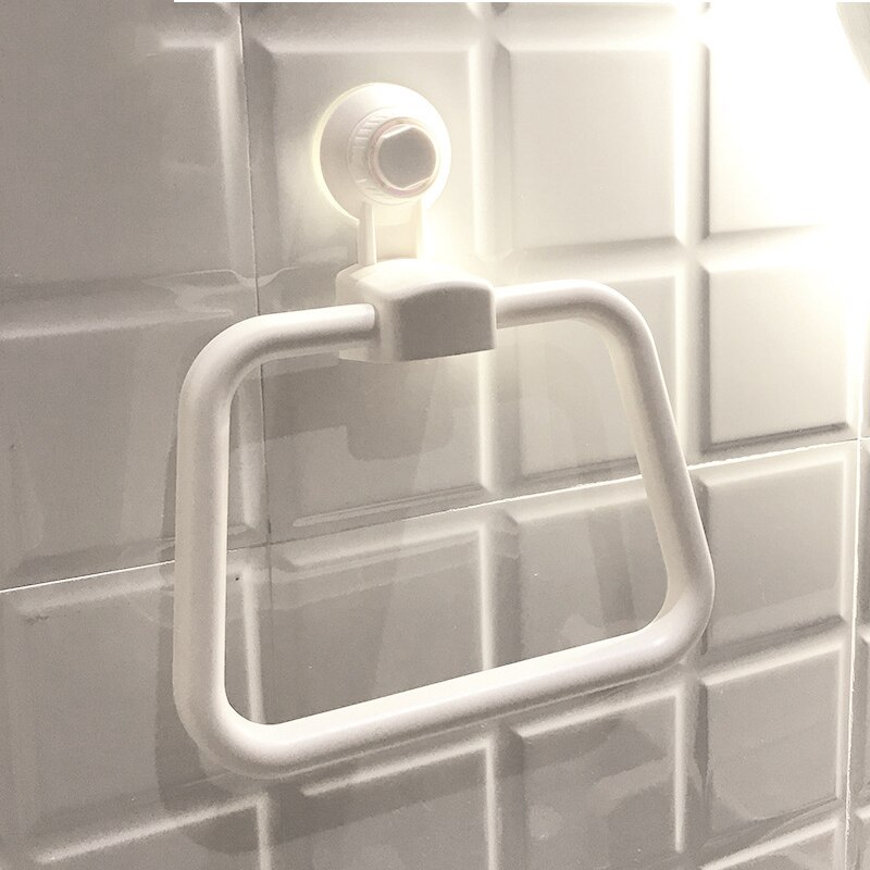 Håndklædeholder ring stærk sugekop vægmonteret vaskekludhænger til badeværelse håndklædehænger badeværelse hånddoekring rt