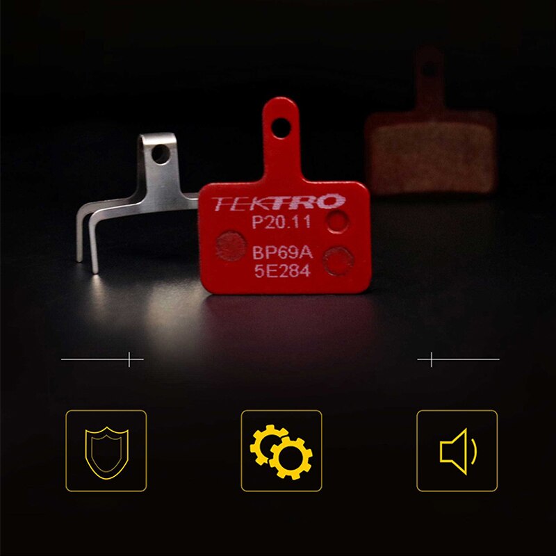 Tektro P20.11 Mtb Fiets Schijfrem Pad Metalen Keramische Pad Voor Shimano M7100 M8100 M9100 M987 M985 M785 M675 M615 m447 M395 M375