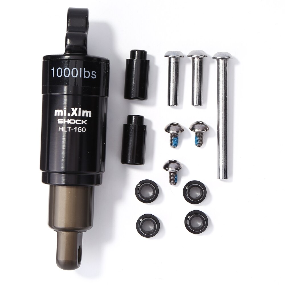 Mi Xim-amortiguador trasero para bicicleta de montaña, aleación de aluminio mi num, piezas de resorte integrado, 145mm/170mm/185mm/210mm: HLT150	