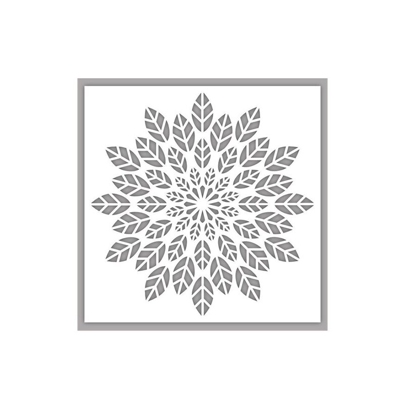 Irregular Figure Flowers Dots Horizontal Line Plastic Stencil DIY Scrapbook Crafts Card Album Make Drawing Sheet 10: 15