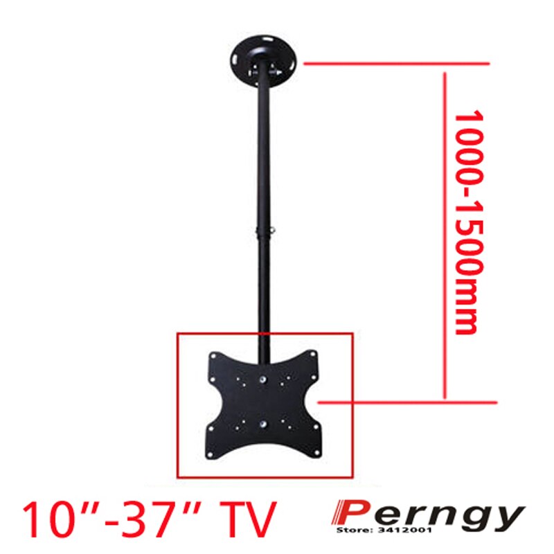 (100-150CM) DLC-102X 17-37"32" LED LCD Monitor ceiling and walll Holder screen Wall Mount bracket height adjustable