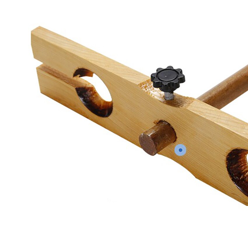 2 Holes Adjustable Wooden Funnel Rack Stand Safety Funnel Rack Support Supplies Chemical Laboratory Instruments Funnel Rack