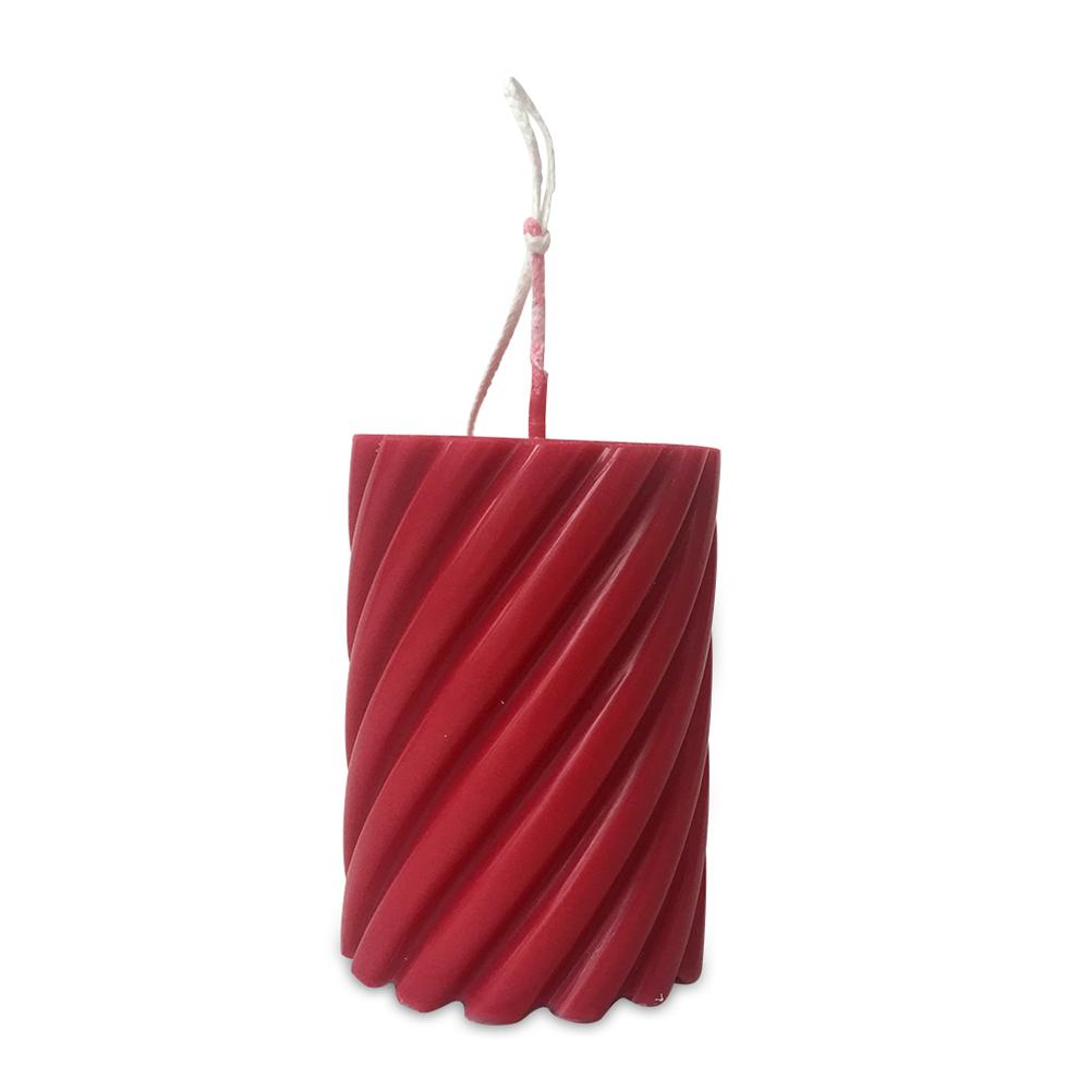 1pc plastique bougie moule manuel bougie fabrication spirale forme modèle cire savon moules bougie à bricoler soi-même fabrication artisanat moules 6.5x11.3cm