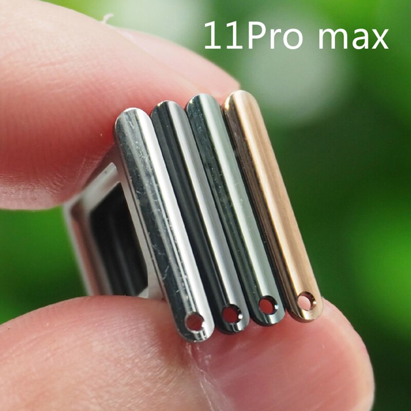 Single/ Dual For iPhone 11 Pro Sim Card Tray Slot for iPhone 11pro Max with free Open Eject Pin Key Can print IMEI