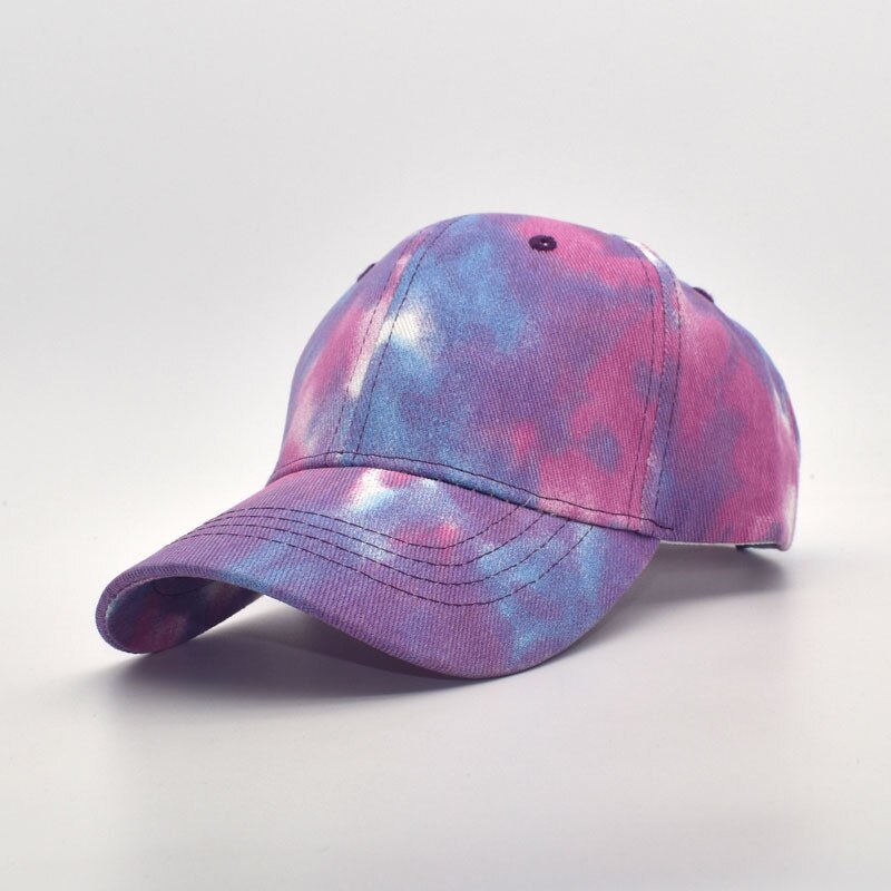 Mode Tie-Dye Baseball Cap Lente Mannen En Vrouwen Trend Paar Kleurrijke Snapback Hoed Outdoor Verstelbare Zon Graffiti bone: 8