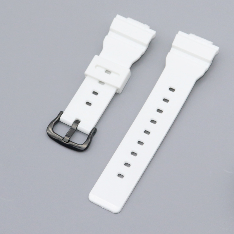Correa de goma de resina para reloj Casio baby-g, repuesto de correa de reloj de 14mm, resistente al agua, accesorios para pulsera deportiva, BA-110/120/111/112: Blue pink