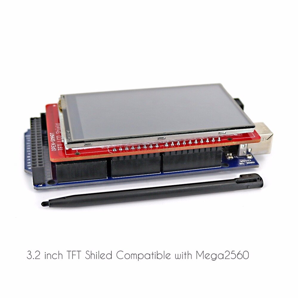 3.2 "Tft Lcd Touch Screen Uitbreiding Schild Met Touch Pen