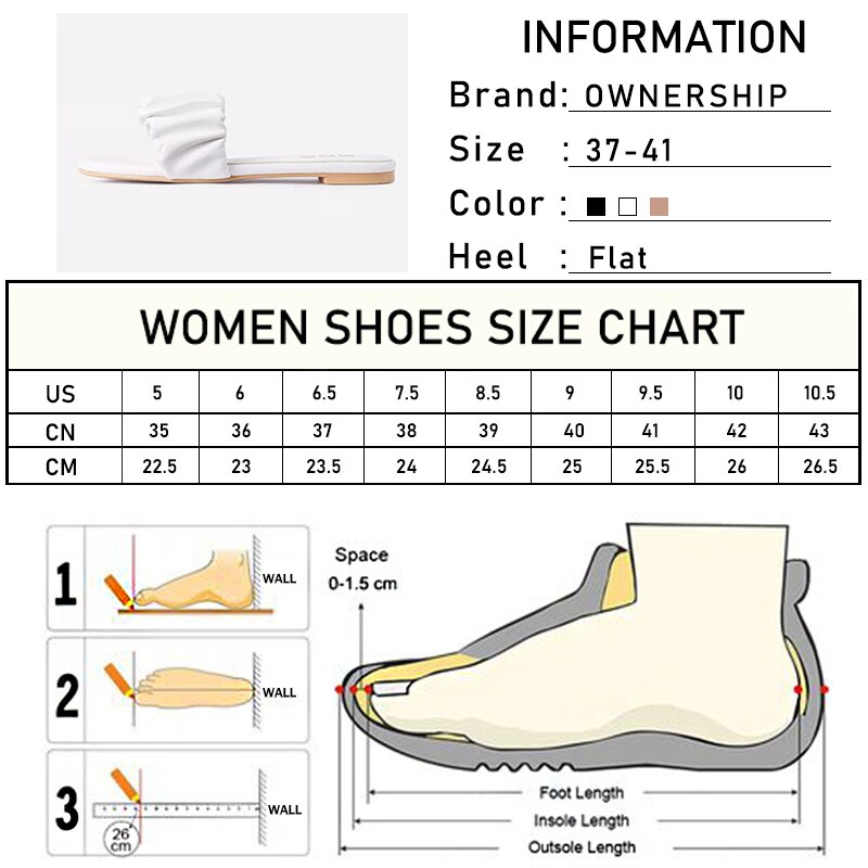 Dames geplooide pantoffels dames buiten zomerschoenen dames casual open teen platte dames strandschoenen dames slippers plus size