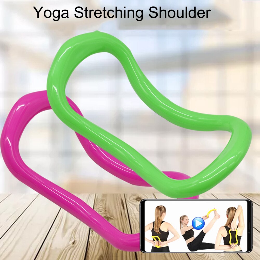 Yoga Ring Pilates Ausbildung Ring Zurück Bein Schmerzen Hause Trainingseinheiten Fitnessstudio für Brust Oberschenkel Arme Ader Erstreckt Sich Stärken ÜSpund Werkzeug