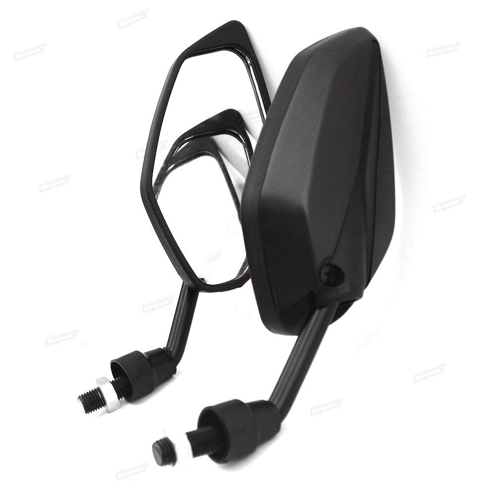 For Kawasaki Versys 650 Versys 1000 Z750 Z800 Z900 Universal Motorcycle Mirror Rearview Mirror Motorbike Side Mirror Accessories: Black