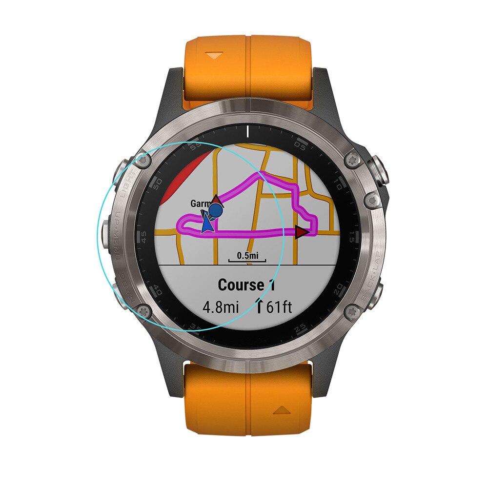 3Pcs Flexibele Gehard Glas Voor Garmin Fenix 5 5S Plus Screen Protector Voor Fenix 6S 6X6 Pro Beschermende Horloge Gezicht Film 9H