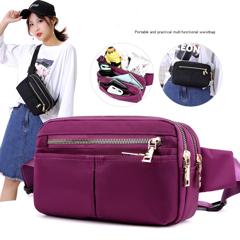 Vento Marea – sac à main de voyage pour femmes, sacoche de poitrine étanche en Nylon, ceinture à bandoulière, grande capacité, Sport,