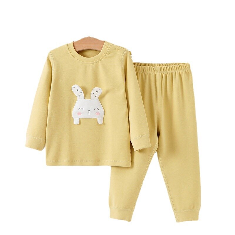 2 Stks/set Kinderen Ondergoed Herfst Winter Been Outfits Zachte Katoen Warm Kinderen Cartoon Kleding Baby Accessoires