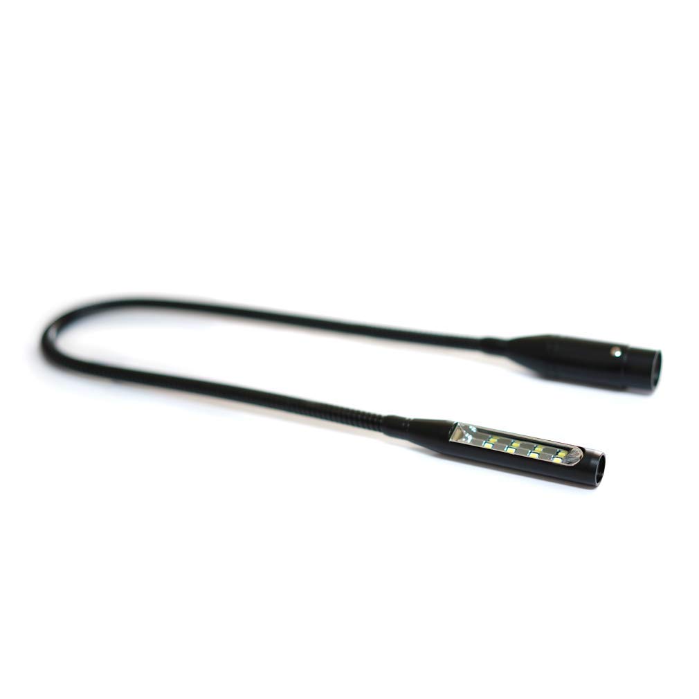 Schwanenhals XLR Licht 12 Volt 18 zoll LED Konsole Lampe für Mischer (4Stift 12 V XLR)