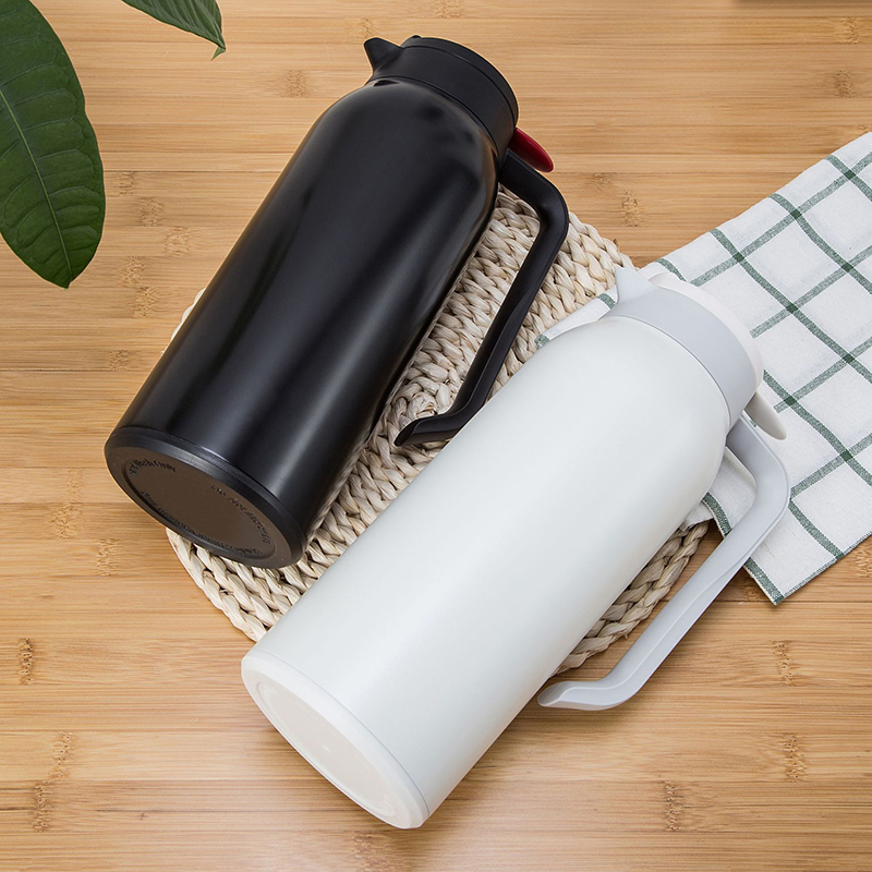 Stainless Steel Thermal Coffee Carafe, Double Walled Vacuum Thermos with Leak Proof, 12 Hour Heat Retention, 1.5 Litre 50 oz